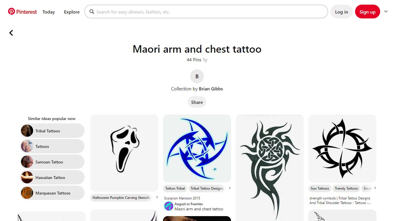 44 Awesome Maori arm and chest tattoo ideas - Pinterest